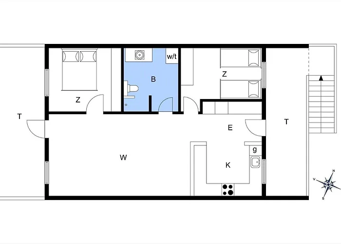 Daire Bl1287-blokhus-klitgaardsvej-3-a-1-2 *